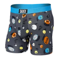 Majtki męskie - Bokserki męskie szybkoschnące SAXX VIBE Boxer Brief piłki - szare - miniaturka - grafika 1