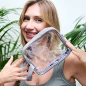 Kosmetyczki, organizery i kuferki - Kosmetyczka przezroczysta wodoodporna YEYE Made in Nature - miniaturka - grafika 1