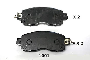 JAPANPARTS Zestaw klocków hamulcowych, hamulce tarczowe PA-1001AF PA-1001AF - Klocki hamulcowe - miniaturka - grafika 1