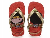 Buty dla dziewczynek - Havaianas Dziecięce Sandały Japonki Na Lato 21 Żgt - miniaturka - grafika 1