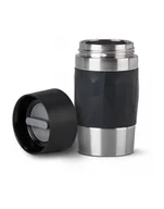 Akcesoria i części AGD - Emsa TRAVEL MUG Compact thermal mug black/stainless steel, 0.3 liters, screw cap - miniaturka - grafika 1