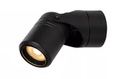 Lampy ścienne - Lucide Niort 14825/01/30 kinkiet lampa ścienna IP44 1x6W GU10 czarny - miniaturka - grafika 1