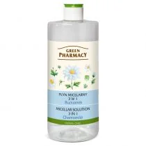 Green Pharmacy Face Care Chamomile woda micelarna 3 w 1 0% Parabens Soaps Artificial Colouring Fragrances 500 ml - Płyny micelarne - miniaturka - grafika 3