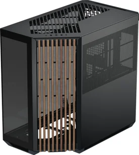 Obudowa Apnx APNX V1 PC-Gehuse, Midi-Tower, ATX, Tempered Glass - Holz, schwarz - Obudowy komputerowe - miniaturka - grafika 1