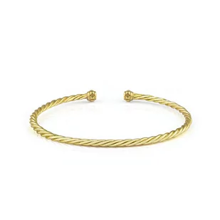 Bransoletka metalowa w kolorze złotym EM 30 - EM Men's Accessories - Bransolety męskie - miniaturka - grafika 1
