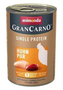 Animonda dla psów GranCarno single protein huhn pur 400g - Mokra karma dla psów - miniaturka - grafika 2
