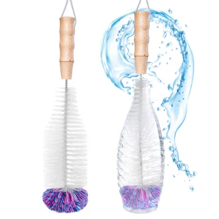 Szczotka do mycia szklanek butelek słoików SATURATORA Czyścik Myjka DŁUGA - Miotły, szufle, mopy - miniaturka - grafika 1