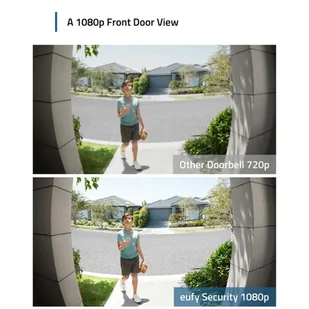 eufy C210 Video Doorbell Kit, 1080P Resolution, Human Detection, 2-Way Audio, 120-day Battery, Free Wireless Chime - Systemy inteligentnych domów - miniaturka - grafika 2