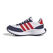 Sneakersy damskie - adidas Uniseks - dzieci Run 70s, Sneakersy Ftwr White/Vivid Red/Dark Blue, 35 1/2 EU - miniaturka - grafika 1