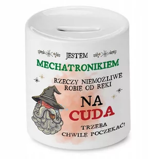 Skarbonka Dla Mechatronika na Urodziny na Prezent z Nadrukiem ze Zdjęciem - Skarbonki - miniaturka - grafika 1