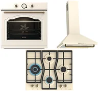 Zestawy AGD - Zestaw AGD do zabudowy Gorenje Classico Piekarnik elektryczny BOS67371CLI + Płyta gazowa GW6D42CLI + Okap kominowy WHC63CLI - miniaturka - grafika 1