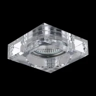 Oprawy, klosze i abażury - Luxera Downlight 71011 przeźroczyste szkło 1xGU10/50W - miniaturka - grafika 1