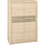 Komody - Komoda 05 Castel ML Meble Sonoma Jasna, Sonoma Truflowa - miniaturka - grafika 1