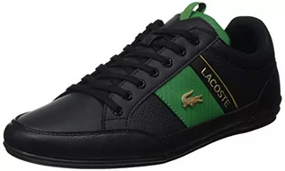 Trampki męskie - Lacoste Chaymon 0120 1 CMA, Trampki męskie, Czarny Blk Grn, 41 EU - grafika 1