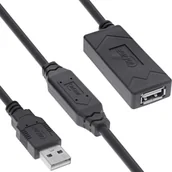Kable USB - InLine® USB 2.0 Aktiv-Verlängerung, USB-A Stecker/Buchse, 25m - miniaturka - grafika 1