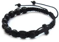 Biżuteria religijna - Różaniec na rękę onyks matowy ręcznie wykonany - miniaturka - grafika 1