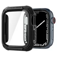 Akcesoria do smartwatchy - Spigen Etui Tough Armor Apple Watch 7/8 45mm Czarny - miniaturka - grafika 1