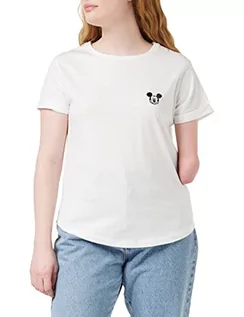Koszulki i topy damskie - Disney Damska koszulka Mickey Face Emb - grafika 1