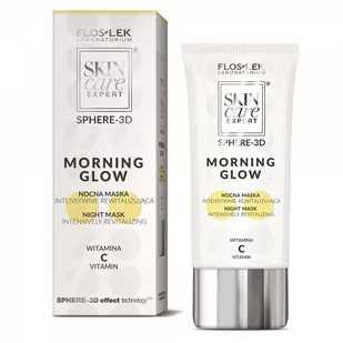 Flos-Lek Skin Care Expert Sphere-3D Nocna Maska intensywnie rewitalizująca Morning Glow 50ml - Maseczki do twarzy - miniaturka - grafika 1