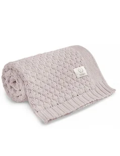 Yosoy Koc dziany 100% merino wool Bubbles Szarobeżowy - Koce i narzuty dla dzieci - miniaturka - grafika 1