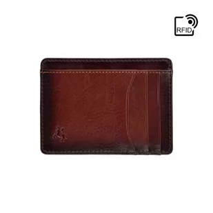 Etui na Karty Przypalana Skóra Visconti AT-67 RFID - Portfele - miniaturka - grafika 1