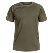 Odzież taktyczna i umundurowanie - Mil-Tec Koszulka termoaktywna Tactical Quick Dry Short Sleeve - Olive Green - miniaturka - grafika 1