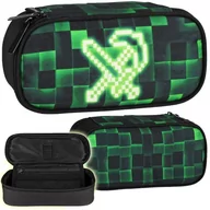 Piórniki - Starpak Piórnik Szkolny Tuba Usztywniana z Organizerem Pixel Green 533141 - miniaturka - grafika 1