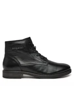 Buty zimowe męskie - Bugatti Kozaki BUGATTI-3117823L1000 1000 SCHWARZ Czarny - miniaturka - grafika 1