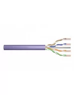 Kable miedziane - Digitus Installation cable cat.6 U/UTP Dca solid wire AWG 23/1 LSOH 500m violet reel DK-1614-VH-5 - miniaturka - grafika 1