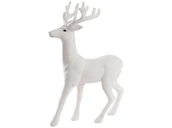Ozdoby bożonarodzeniowe - Renifer Ozdobny Dekoracja Jelonek 45 Cm Biały Duży - miniaturka - grafika 1