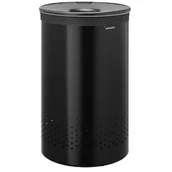 Kosze na bieliznę - Kosz na pranie BRABANTIA 242380 60L Czarny - miniaturka - grafika 1