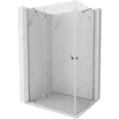 Kabiny prysznicowe - Mexen Mist-H Duo kabina prysznicowa uchylna 120 x 80 cm, transparent, chrom - 8A5-120L-080P-01-00 - miniaturka - grafika 1