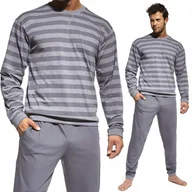 Piżamy męskie - ﻿Piżama męska w paski CORNETTE LOOSE 9 117/160 - L - miniaturka - grafika 1