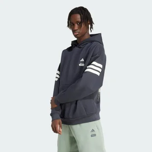 Bluza z kapturem adidas x Star Wars The Mandalorian™ Back Graphic - Bluzy sportowe damskie - miniaturka - grafika 1