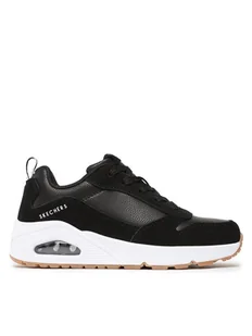 Skechers Sneakersy Uno Stacre 403677L/BKW Czarny - Buty dla chłopców - miniaturka - grafika 1