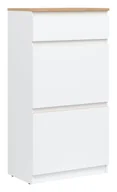 Szafki na buty - Szafka na Buty Remi Rm11 60X113X30 Cm Biała / Dąb Evoke - miniaturka - grafika 1