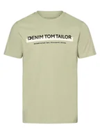 Koszulki męskie - Tom Tailor Denim - T-shirt męski, zielony - miniaturka - grafika 1