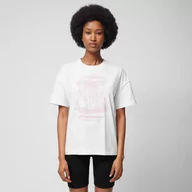 Koszulki sportowe damskie - Damski t-shirt z nadrukiem Outhorn OTHWSS24TTSHF1484 - złamana biel - miniaturka - grafika 1