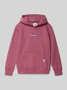 Bluza z kapturem o kroju regular fit z kieszenią kangurką - Swetry dla chłopców - miniaturka - grafika 1