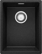 Zlewozmywaki - BRANDE SOLAR 360-40-U GRAPHITE (grafitowy) | podwieszany - miniaturka - grafika 1
