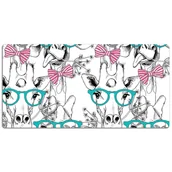 Podkładki na biurko - Mata ochronna na biurko Hipsterski motyw 120x60 cm - miniaturka - grafika 1