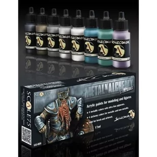 Scale 75 Metal'n Alchemy Steel Paint Set - Akcesoria do gier planszowych - miniaturka - grafika 1