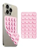 Uchwyty samochodowe do telefonów - Antypoślizgowy Samoprzylepny Uchwyt Przyssawka do Telefonu Jasnoróżowy - miniaturka - grafika 1
