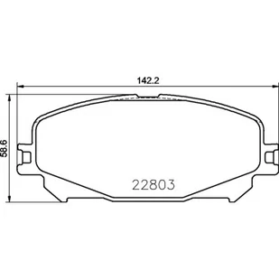 Klocki hamulcowe - komplet BREMBO P 68 071 - Klocki hamulcowe - miniaturka - grafika 1