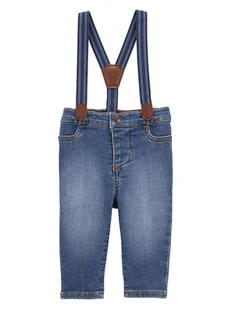 OshKosh Ogrodniczki w kolorze niebieskim - Spodenki dla niemowląt - miniaturka - grafika 1