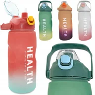 Shakery i bidony sportowe - Butelka motywacyjna bidon wodę sportowa 1,5L siłownie ze słomką BPA 1500ml - miniaturka - grafika 1