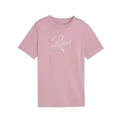 Koszulki męskie - PUMA Dziewczęca koszulka Ess Script G Tees (1 opakowanie) - miniaturka - grafika 1
