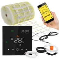 Akcesoria grzewcze - Mata grzewcza pod płytki MISSION AIR MA-160W/m2 20m2 + sterownik Leo Black WiFi - miniaturka - grafika 1