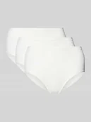 Majtki damskie - Spodnie z wysokim stanem i nadrukiem z logo - miniaturka - grafika 1