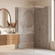 Kabiny prysznicowe - Rea Ścianka prysznicowa Rea Flexi Transparent / Chrome 120 - miniaturka - grafika 1